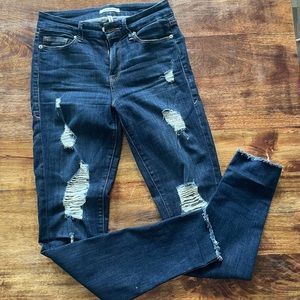 Good American Distressed Skinny jeans